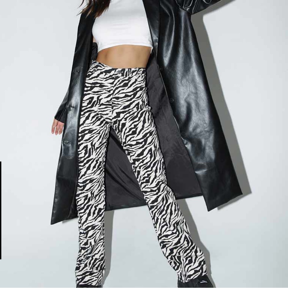 Motel Rocks Zebra Print Zoven Trousers